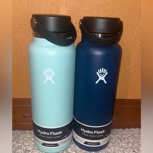 Two brand new Hydroflasks